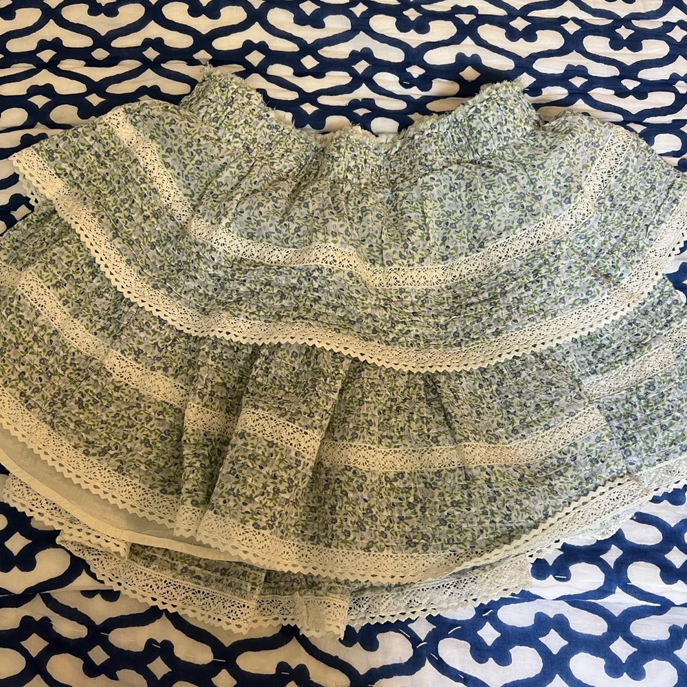 Aerie ruffle skirt
